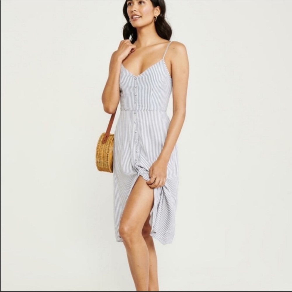 Abercrombie Midi Striped Dress
